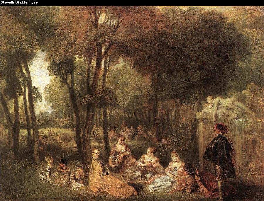 WATTEAU, Antoine Les Champs Elys es